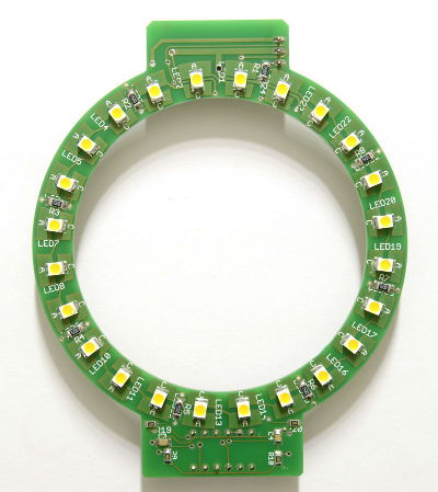 Ring Board from below LEDs