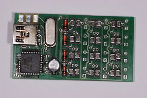 Topside of the PCB, SMD-Parts