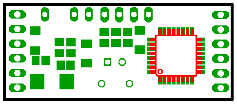 Position of the Atmel Mega88 Microcontroller