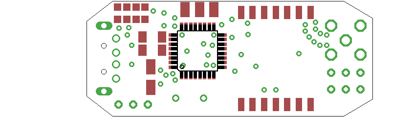 Position des Atmel Mega88 Microcontrollers